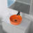 Ceramic Circular Vessel Bathroom Sink Art Sink-106917979