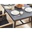 Wanamie Rectangular Glass Outdoor Dining Table - 150 cm W 90 cm D