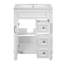 Ensemble de meuble-lavabo autoportant 24 po avec lavabo en céramique, 2 tiroirs, 1 porte à fermeture douce et 1 tablette réglable-1418813580-1418813581