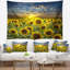 Tapisserie du domaine du tournesol floral-28486988
