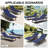 72"L X 21"W Outdoor Lounge Chair Cushions With Headrest And Ties (Set of 2)-703250685-703250673