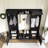 79.1" W Modern Hall Tree With 8 Cubbies, 7 Coat Hooks And Adjustable Shelf-1989727955