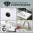 6Pcs Overflow Ring, Bathroom Sink Hole Trim Cover In Polished Chrome-103671175