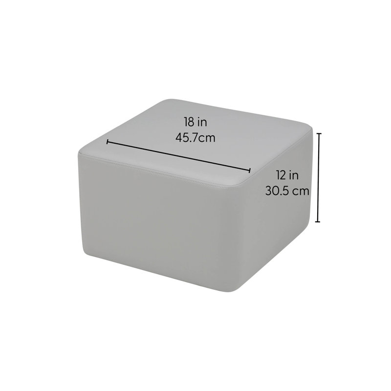 Repose-pieds carré Pro Series 12 po, Gris foncé