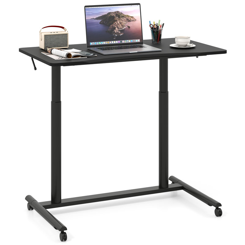 Metal Base Computer Desk
