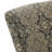Lancaster Fabric Solid Wood Dining Chair Dark Blue