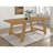 Gavilon Brown Rectangular Trestle Base Dining Table