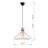 Adjustable Height Metal Body Single Cage Pendant