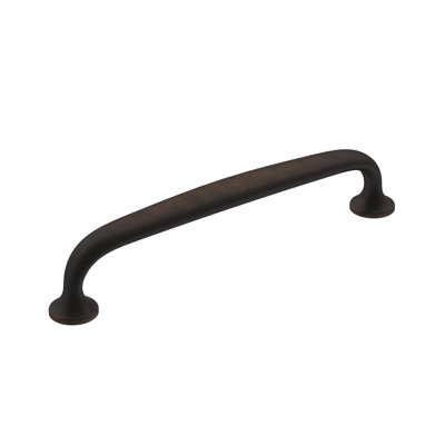Poignée de meuble arquée Renown en bronze huilé, entraxe de 128 mm (5-1/16 po)