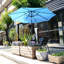 274.32cm Lighted Tilt Market Parasol-2035970150