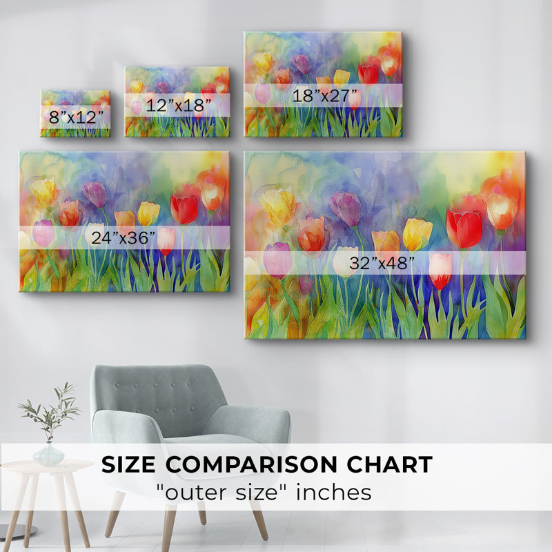 Série Floral-LXVI -Galerie enveloppée Cavas, 40 x 60