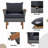 9-Piece Patio Rattan Furniture Set-1463944299