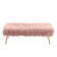 Koeth Faux Fur Upholstered Bench-228444630