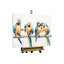 Hand -painted acrylic painting Parrot Party