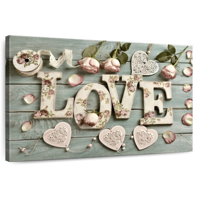 Plaque murale Chic Love