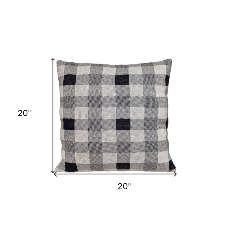 Coussin décoratif gris Parkland