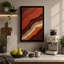 Layered Earth Strands Rustic - Wrapped Canvas-547257294-547257331