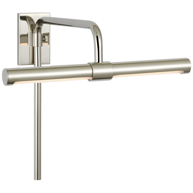 Thomas O'Brien Kidd 9" Frame Mount Picture Light, Polished Nickel