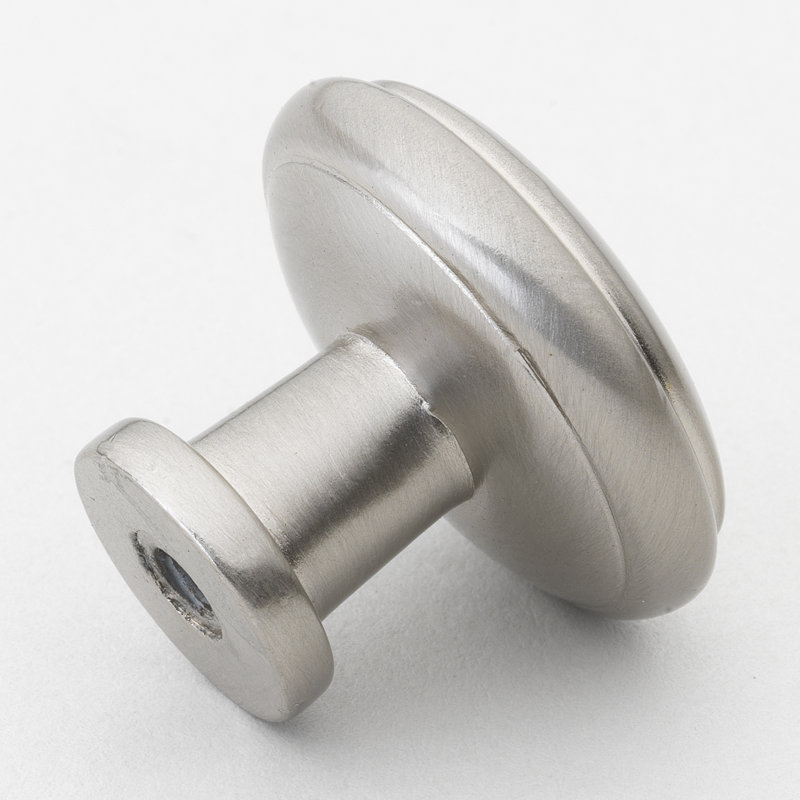 Bouton champignon, Nickel satiné