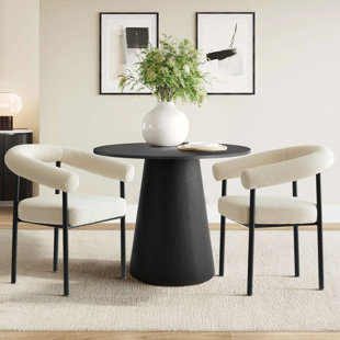 3-Pieces Round  Dining Table Sets