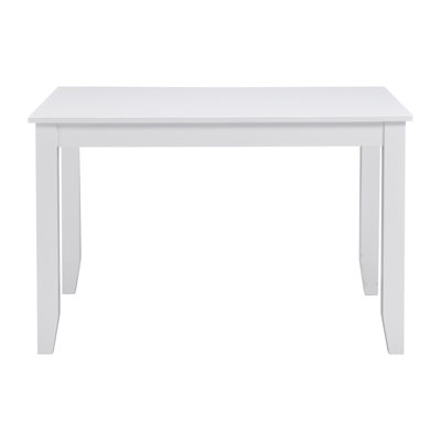 White Rectangular Dining Table