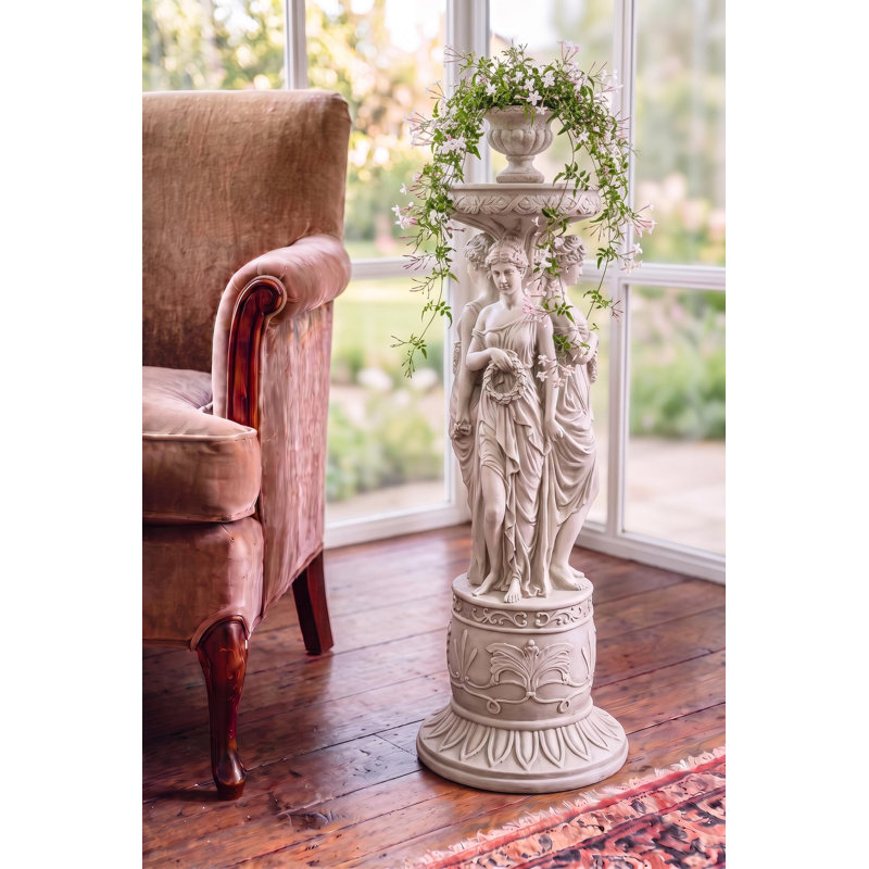 Support à plante à piédestal néo-classique Chatsworth Manor