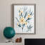 Indigo and Blush Bouquet I - Peinture sur toile encadrée-404651011-404651010