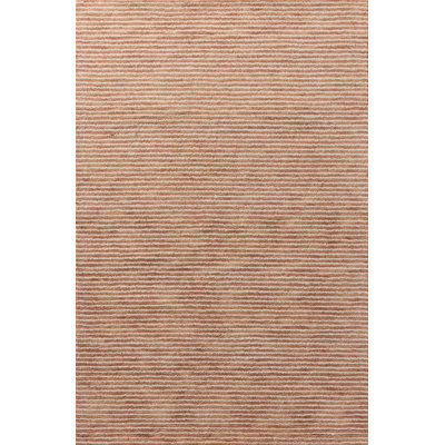Tapis rayé en laine touffeté à la main