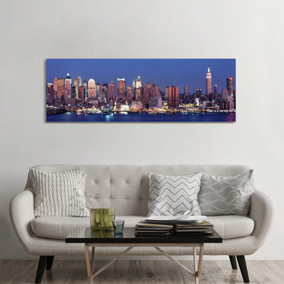 Dusk - Wrapped Canvas Panoramic Print