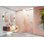 Illume 45.5 in. x 78 in. Fully Frameless Wall Hinge Shower Door