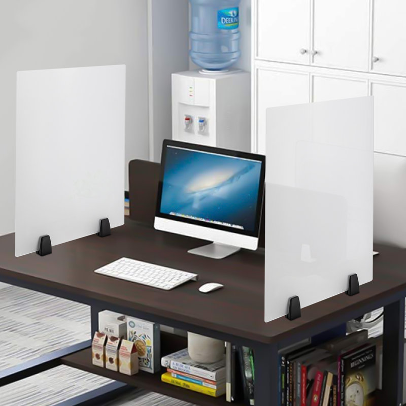 Panneaux d'intimité fixes pour bureau, 24"