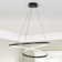 Keahi 1-Light  Wi-Fi Smart Modern Chandelier Led Pendant Goolge Home Echo Voice Control with Remote