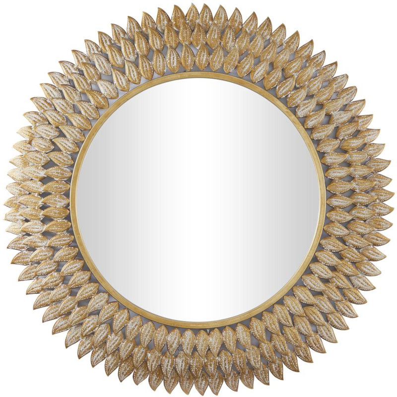 Lilah-May Metal Circle Wall Mirror