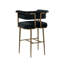 Beyan Upholstered Counter Stool with Metal Frame-284218421