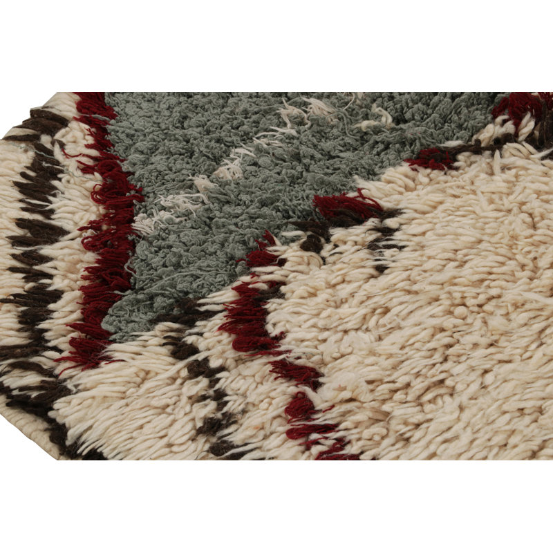 Hand Knotted Wool Area Rug