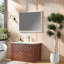 Meuble-lavabo moderne (avec meuble-lavabo et lavabo) avec rangement