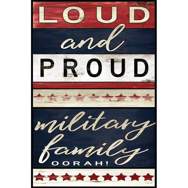«Loud And Proud» par Cindy Jacobs - Art textuel, H 18 po x l 12 po, No, Toile tendue