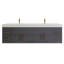 Ensemble de meuble-lavabo double mural 83,4 "-70381375