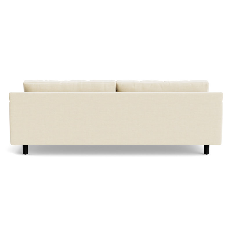 Hunter No Welt 90 Sofa, Performance Linen - Cream, Black