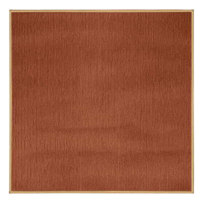 Machine Washable Solid Brown Area Rug