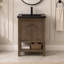 Meuble-lavabo simple 24 po avec plateau en céramique Chazden-444019685-461940886-463235012