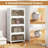 4-tier Stackable Storage Bins 44-gal Collapsible Storage Boxes With Lid Organizer