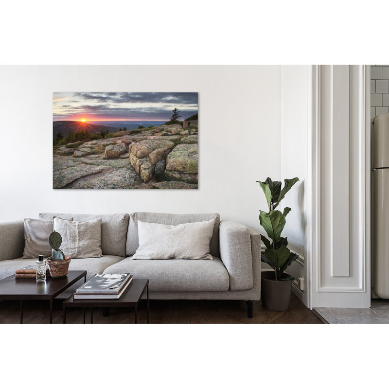 " Acadia National Park Sunset " by Alan Majchrowicz, 24" H x 30" W x 1.5" D