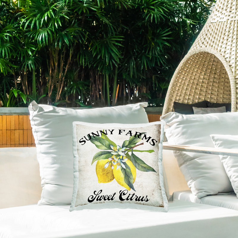 Coussin d'extérieur Sunny Farms Sweet Lemon