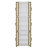 Abdullah 76.69" Foldable Plastic Storage Cabinet with Clear Doors and Removable Shelves-1054414553