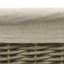 Hand Woven Wicker Laundry Basket with Handles