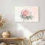 Art mural en toile Gallery Wrap pour le salon, la chambre à coucher, le bureau ou le vestibule - décoration murale décorative avec rose rose-129332467-129332468