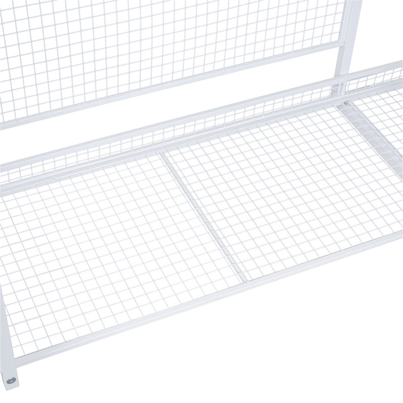 Open-Style Wardrobe With Hanging Rails, Shelves And Drawers, White