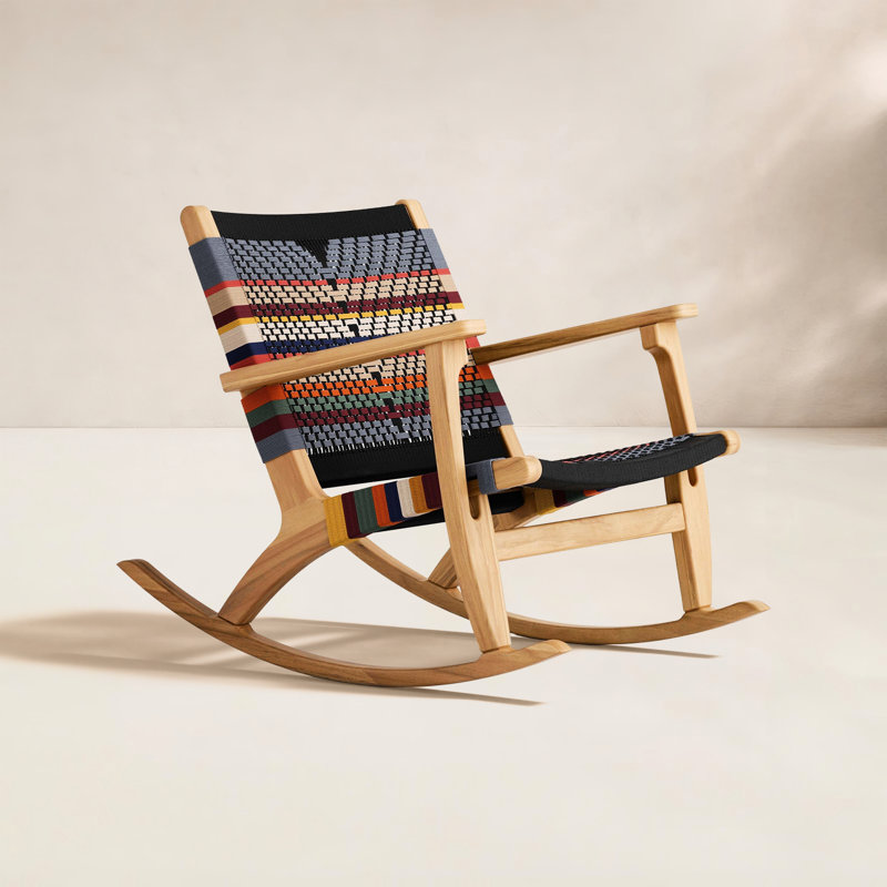 Chaise berçante Masaya, Naturel, Motif San Geronimo