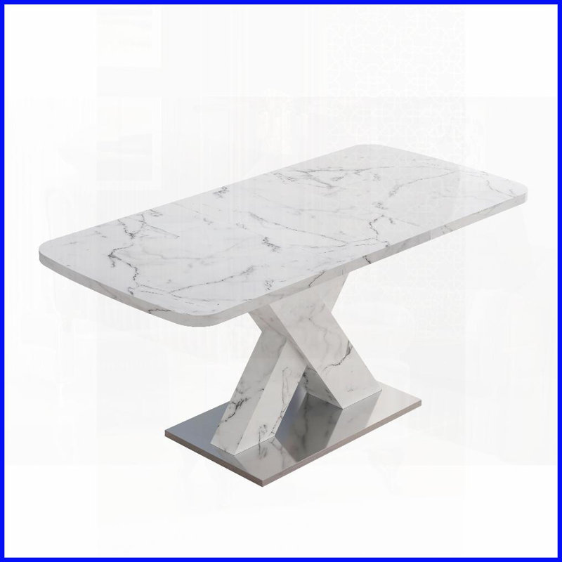 Table basse moderne extensible pour le salon, panneau de fibres à densité moyenne et amp; Acier, facile à nettoyer et amp; Peu encombrant